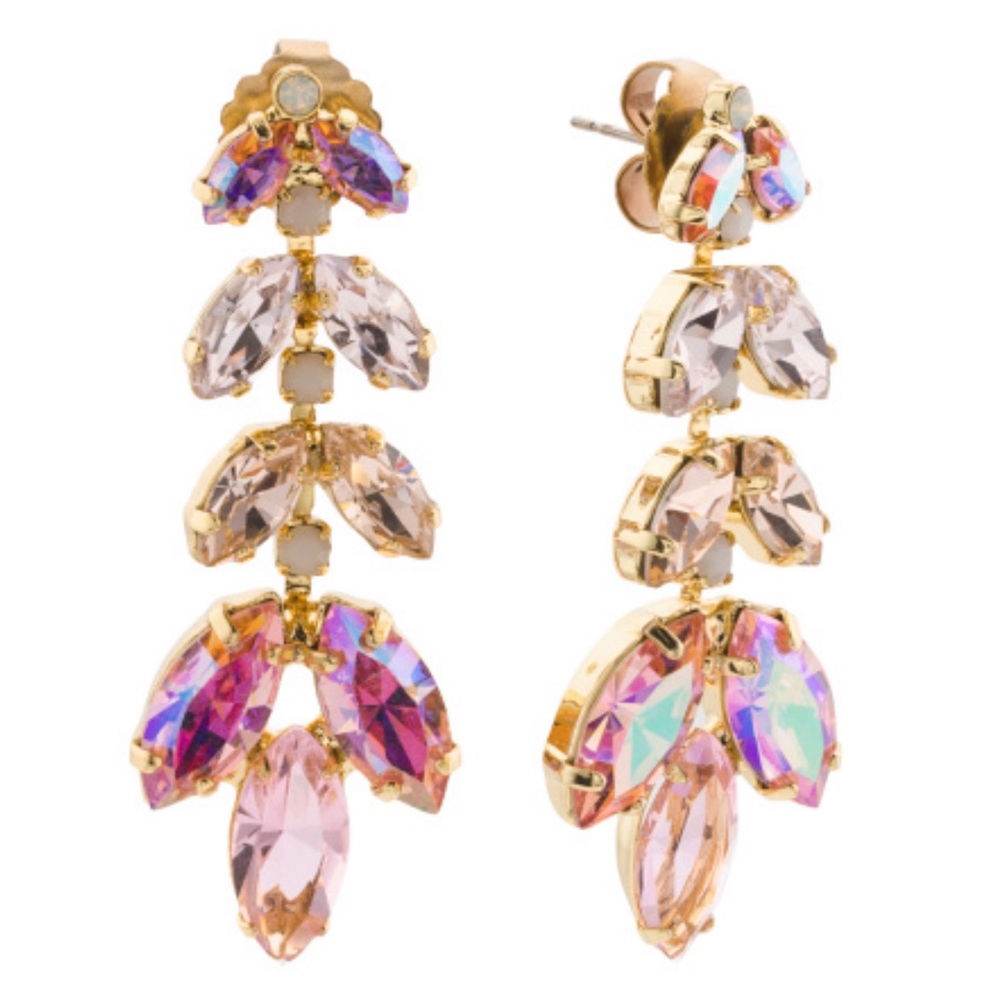 Sorrelli Repeating Navette Dangle Crystal Earrings NWT - Picture 14 of 15
